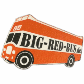Big Red Bus sticker