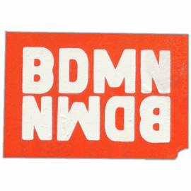 BDMN wanted street sticker