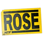 Rose wanted street sticker.