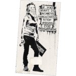 Unknown wanted street sticker