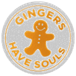 Gingers have souls wanted street sticker