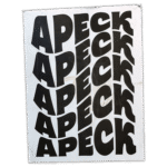 APECK wanted street sticker