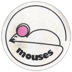 Mouses wanted street sticker