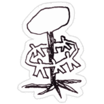 ŤAŽISKO street sticker