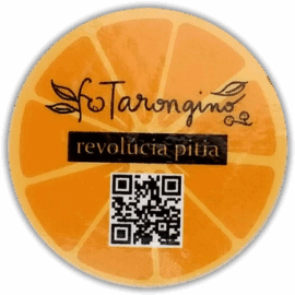 Tarongino wanted street sticker
