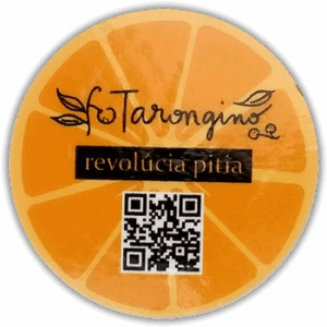 Tarongino wanted street sticker