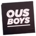 Ous Boys wanted street sticker