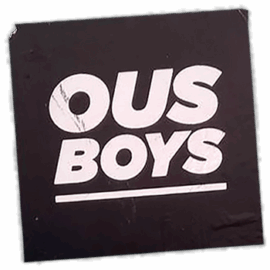 Ous Boys wanted street sticker