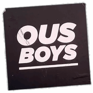 Ous Boys wanted street sticker
