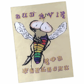 Buď Kvir wanted street sticker