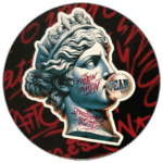 Vean tattoo wanted sticker spotted in Prešov in 2025