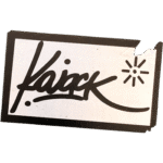 Kajack wanted street sticker