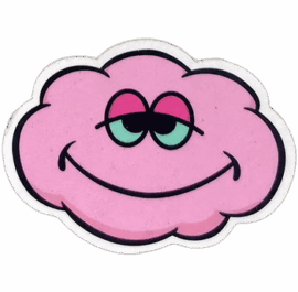 "Cloud" wanted street sticker