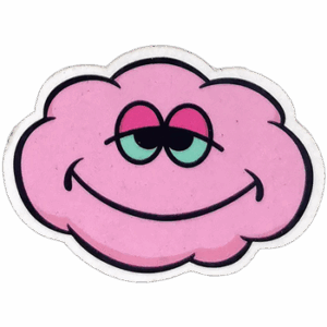 "Cloud" wanted street sticker
