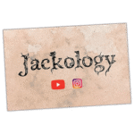 Jackology wanted street sticker