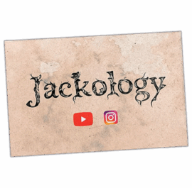 Jackology wanted street sticker