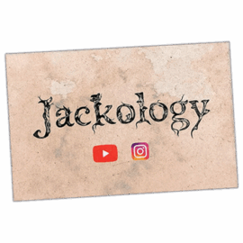 Jackology wanted street sticker