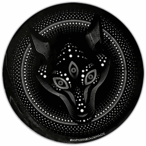 Hypnosis Black Magic wanted street sticker