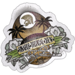 Vinaros tropical crew wanted street sticker