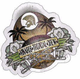 Vinaros tropical crew wanted street sticker