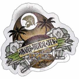 Vinaros tropical crew wanted street sticker