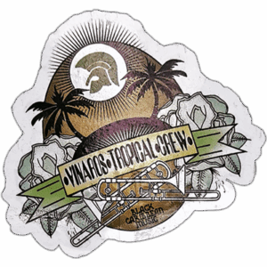 Vinaros tropical crew wanted street sticker