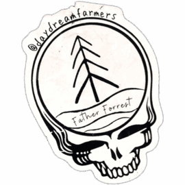 Day Dream Farmers wanted street sticker
