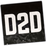D2D wanted street sticker