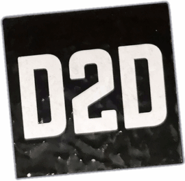 D2D wanted street sticker