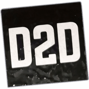 D2D wanted street sticker