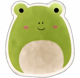Frog wanted street sticker