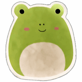 Frog wanted street sticker