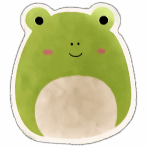 Frog wanted street sticker