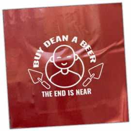 Buy Dean a Beer wanted street sticker
