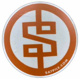 Satpile wanted street sticker