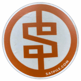 Satpile wanted street sticker