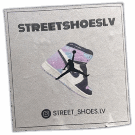 Street shoes lv wanted street sticker