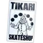 Tikari Skateshop wanted street sticker