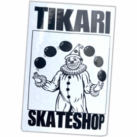 Tikari Skateshop wanted street sticker