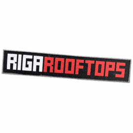 Riga Rooftops wanted street sticker
