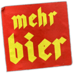 Mehr Bier wanted street sticker