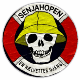 Senjahopen wanted street sticker