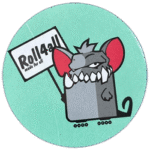 Roll4All wanted street sticker