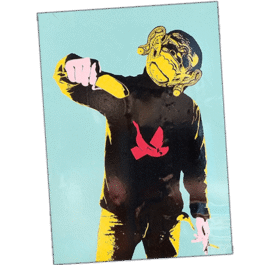 Unknown wanted street sticker