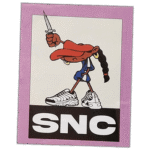 SNC wanted street sticker