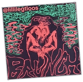 Lillilegtloos wanted street sticker