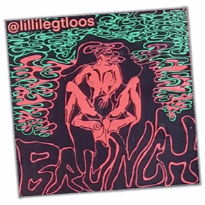 Lillilegtloos wanted street sticker