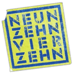 Neun Zehn Vier Zehn wanted street sticker