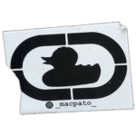 Macpato wanted street sticker
