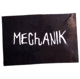 MEChANIK wanted street sticker